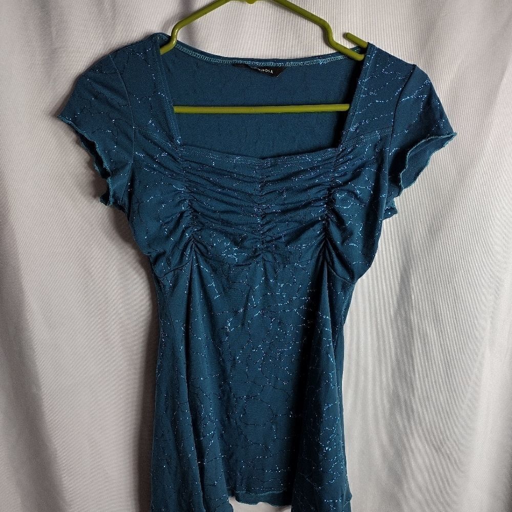 Mariposa sparkle top